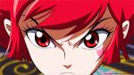  1girl angry animated animated_gif cutie_honey cutie_honey_(character) heart kisaragi_honey magical_girl makeup re:_cutie_honey red_eyes red_hair short_hair solo 
