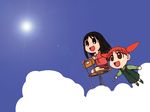  azumanga_daioh kasuga_ayumu mihama_chiyo tagme 