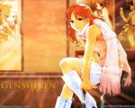  genshiken kasukabe_saki kio_shimoku kujibiki_unbalance murakami_suigun orange scarf to_heart_2 