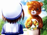  bear clannad fumio mishima_tomo sakagami_tomoyo seifuku tagme tomoyo_after 