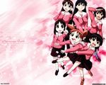  azumanga_daioh group kagura kasuga_ayumu mihama_chiyo mizuhara_koyomi sakaki takino_tomo 