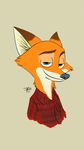  2016 anthro canine disney fox male mammal nick_wilde taylorillustrated zootopia 