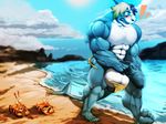  ! 5_toes abs animal_genitalia anthro balls barefoot beach belly biceps big_balls big_biceps big_penis blue_eyes blue_hair blush bottomless clenched_teeth clothed clothing cloud crabs cursedmarked detailed_background erection fish front_view group hair hi_res huge_penis humanoid_penis landscape male manly marine mature_male muscular muscular_male nervous nipples nude open_mouth partially_retracted_foreskin pecs penis pose rock saliva sand sea seaside shark shell sky standing sun sweat teeth thick_penis thong toes tongue topless uncut underwear vein veiny_penis water white_hair 