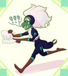  1_eye alien beak cartoon_network centipeetle female gem_(species) hair humanoid kippersinart monstrous_humanoid open_mouth paper solo steven_universe white_hair 