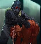  absurd_res animal_genitalia anthro anus armor backsack ball_lick balls belly belt bent_over biceps big_penis bottomless brain butt butt_grab capcom clothed clothing cum cum_in_mouth cum_inside duo erection fully_clothed gloves hand_on_butt helmet hi_res huge_penis human humanoid humanoid_penis justmegabenewell licker licking long_tongue male male/male mammal manly mask mature_male monster monstrous_humanoid muscular muscular_male not_furry nude open_mouth open_pants oral oral_penetration pants penetration penis presenting rear_view resident_evil sex simple_background size_difference smaller_male squeezing standing suit teeth thick_penis tongue tongue_out topless uncut vein veiny_penis vest video_games 