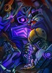 1_eye 2016 bombshell_(transformers) cyclops digital_media_(artwork) erection fingering fouresome group handjob hi_res humanoid humanoid_penis insecticons intersex kickback_(transformers) machine male masturbation not_furry open_mouth penis pollution-of-subterranean-waters purple_eyes pussy pussy_juice red_eyes robot shockwave_(transformer) shrapnel_(transformers) simple_background spread_legs spreading transformers vaginal vaginal_fingering 