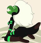  1_eye alien anus beak breasts cartoon_network centipeetle crayon drooling female gem_(species) hair humanoid monstrous_humanoid nipples open_mouth paper pussy saliva sleeptalker solo steven_universe white_hair 