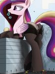  2016 candy cart clothing elbow_gloves equine female food friendship_is_magic gloves horn legwear levitation lollipop macro magic mammal my_little_pony ncmares panties pantyhose princess_cadance_(mlp) taxi underwear winged_unicorn wings 