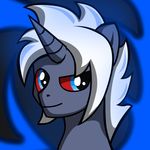  blue_eyes dragon_pony equine fan_character feral fur galli horn looking_at_viewer male mammal my_little_pony solo steel_crescent 