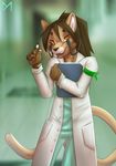  amber_eyes cat diaminerre doctor doll(character) feline hospital invalid_tag leash mammal 
