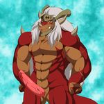  dragon drum&#039;s_father erection future_card_buddyfight male muscular penis solo チョコモナカ 