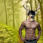  2014 cervine deer edit male mammal photo_manipulation photomorph solo 