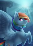  equine female friendship_is_magic mammal my_little_pony pegasus rainbow_dash_(mlp) silentwulv solo tagme wings 