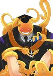  ansatsu_kyoushitsu blush koro-sensei lubricant tentacle 