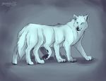 canine feral growlybeast male mammal multi_leg multi_limb simple_background wolf wolfapede 