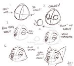  alec8ter anthro black_and_white canine disney fox how-to looking_at_viewer male mammal monochrome nick_wilde simple_background sketch sketch_page zootopia 