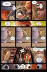  absurd_res anthro canine clothed clothing comic crying detailed_background dialogue digital_media_(artwork) disney feels female fennec finnick fox hi_res judy_hopps lagomorph male mammal nick_wilde police_uniform rabbit size_difference speech_bubble supersmurgger_(artist) tears text uniform zootopia 