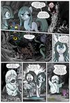  blue_eyes cave cloudy_quartz_(mlp) comic crystal cutie_mark daughter dialogue equine female feral friendship_is_magic hair hi_res horse mammal marble_pie_(mlp) monochrome monster mother mother_and_daughter my_little_pony parent pencils_(artist) pony purple_eyes red_eyes unknown_species 