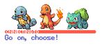  2016 balls bulbasaur butt charmander claws connectingto cute dragon erection fangs fire group invalid_tag male nintendo nude penis pixel pok&eacute;mon reptile scalie shell simple_background smile squirtle starter_trio tapering_penis text turtle video_games white_background young 