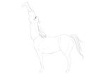  equine female feral head_up hooves horse human mammal mindy monochrome nikuyoku oral_vore vore 
