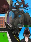  2019 anthro canine city cody_(darkyleumbreon) collar darkwufflez digital_media_(artwork) dragon eeveelution espeon group hi_res legendary_pok&eacute;mon macro male mammal mouth_shot nintendo outside pok&eacute;mon pok&eacute;mon_(species) running stomach umbreon video_games vore zekrom 