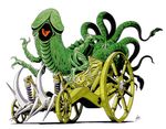  chariot dickhead highres kazuma_kaneko mara_(megami_tensei) multiple_arms no_humans official_art oldschool open_mouth penis shin_megami_tensei skull_and_crossbones solo tentacles tongue 