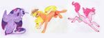  absurd_res applejack_(mlp) blonde_hair cutie_mark dawn22eagle earth_pony equine eyelashes eyes_closed feathered_wings feathers female feral friendship_is_magic fur gradient_feathers green_eyes group hair hat hi_res hooves horn horse jumping mammal my_little_pony nude orange_fur pink_fur pink_hair pinkie_pie_(mlp) pony purple_feathers purple_fur purple_hair simple_background sitting smile smooth_horn standing tongue traditional_media_(artwork) twilight_sparkle_(mlp) white_background winged_unicorn wings 