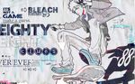  artist_request bleach english highres kurosaki_ichigo male_focus skateboard solo wallpaper 