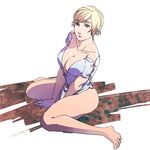  blonde_hair breasts cleavage full_body green_eyes large_breasts resident_evil resident_evil_6 sherry_birkin short_hair solo sosan_(1313408) 