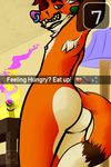  2016 anthro anthro_fox armpit_hair armpits bong butt canine digital_media_(artwork) drugs ear_piercing eggplant emoji food fox fruit grin looking_at_viewer male mammal marijuana nipples nude piercing reyrey_(character) selfie simple_background sketch smile smirk smoke smoking snapchat solo sweat teeth text 