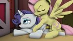  2016 3d_(artwork) animal_genitalia animal_penis balls barn bite cutie_mark dickgirl dickgirl/female digital_media_(artwork) duo ear_biting equine equine_penis female fluttershy_(mlp) friendship_is_magic hair horn intersex intersex/female mammal mr.tektite my_little_pony pegasus penetration penis rarity_(mlp) sex source_filmmaker unicorn vaginal vaginal_penetration wings 