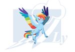  2016 blue_feathers cutie_mark earthsong9405 equine feathered_wings feathers female feral friendship_is_magic fur hair hooves horse mammal multicolored_hair my_little_pony pegasus pony rainbow_dash_(mlp) rainbow_hair smile wings 