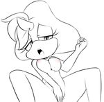  2016 anthro areola bedroom_eyes breasts fan_character female half-closed_eyes hearlesssoul horn looking_at_viewer lying masturbation navel nipples nude open_mouth pussy seductive solo sonic_(series) spread_legs spreading tongue 