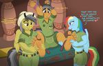  bdsm blush bondage bound caroo daring_do_(mlp) dialog2016 english_text equine female foot_fetish friendship_is_magic group horse male mammal my_little_pony pegasus pony quibble_pants_(mlp) rainbow_dash_(mlp) text tickling wings 