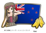  1girl brown_eyes brown_hair flag headband long_hair murakami_senami new_zealand 