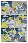  2016 anti_dev avian ayden_(brogulls) bailey_(brogulls) beach bird brothers comic male male/male muscular nude seagull seaside sibling tongue 