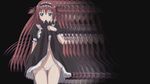  1girl airi_(queen&#039;s_blade) animated animated_gif female green_eyes long_hair maid panties queen&#039;s_blade red_hair solo twintails 