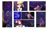  4girls alisha_diphda black_choker book choker edna_(tales) lailah_(tales) long_hair mikleo_(tales) multiple_boys multiple_girls rose_(tales) smile tales_of_(series) tales_of_zestiria umbrella yanzhan zaveid_(tales) 