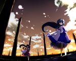  detached_sleeves hakurei_reimu kochiya_sanae long_hair morogami_ryou multiple_girls touhou wallpaper 