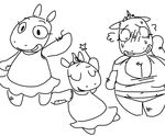  anthro big_breasts black_and_white blush breasts crown female hippopotamus looking_at_viewer mammal monochrome plushie princess_hippo simple_background solo the_weaver tiara toy toybox_pals tutu 