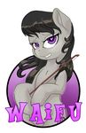  &lt;3 &lt;3_eyes 2016 black_hair bow_(stringed_instrument) english_text equine female friendship_is_magic hair horse looking_at_viewer mammal my_little_pony octavia_(mlp) pony portrait purple_eyes solo text waifu 