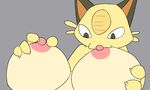  animated big_breasts breasts carbondieoxside cute female huge_breasts licking male male/female mammal meowth nintendo nipples penis pok&eacute;mon sex simple_background smile titfuck tongue tongue_out video_games 