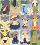  anthro argon_vile banette boxer_briefs briefs buizel bulge canine clothed clothing drowzee front_view grovyle infernape jockstrap legendary_pok&eacute;mon lizard looking_at_viewer male mammal multiple_images mustelid naughty_face nintendo pinup pok&eacute;mon pose quilava reptile rhydon sandslash scalie shirt shorts sitting smeargle solo suspenders tank_top tapir timburr topless tyranitar underwear victini video_games 