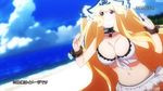  animated beach bikini blonde_hair bouncing_breasts breasts character_request fate/grand_order fate_(series) large_breasts mary_read_(fate/grand_order) ocean red_eyes source_request volleyball 