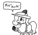  clothing cub dialogue earth_pony emerald_jewel(colt_quest) equine fan_character feathers ficficponyfic hat horse male mammal my_little_pony pony text young 