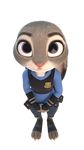  clothing cute disney fur grey_fur judy_hopps lagomorph looking_up mammal pink_nose police police_uniform purple_eyes rabbit sasha_acoiners smile solo splatypi uniform zootopia 