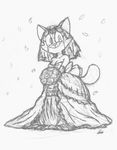  cat clothing dress feline mammal shima_luan super_planet_dolan tears_of_joy wedding_dress 