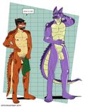  anthro balls canine covering covering_self crocdragon89 dragon facial_hair goatee hair humanoid humanoid_penis male mammal nipples nude partially_retracted_foreskin penis pubes scalie shower standing teeth uncut water wet 