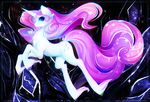  blue_eyes cutie_mark equine feral friendship_is_magic fur hair hooves horn koveliana mammal my_little_pony purple_hair rarity_(mlp) solo unicorn white_fur 