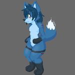  2016 animated anthro blue_fur digital_media_(artwork) fur girly hair keigai keigai_(character) male mammal no_sound nude pixel_(artwork) simple_background solo 